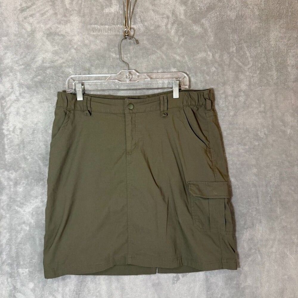 Duluth Trading Women's Olive Green Skort Size 14 Hiking Outdoor Gorpcore